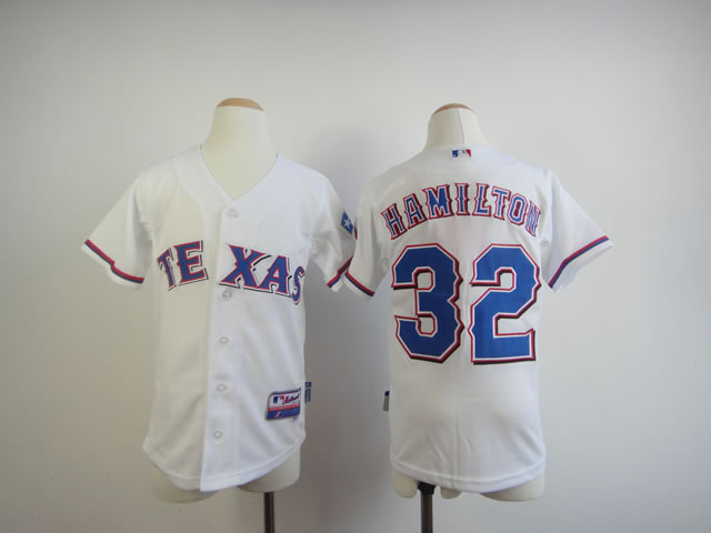 Youth Texas Rangers #32 Hamilton White MLB Jerseys->minnesota twins->MLB Jersey